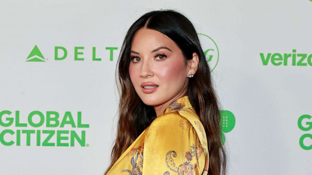 Olivia Munn attends Global Citizen VAX LIVE: The Concert To Reunite The World at SoFi Stadium in Inglewood, Calif.