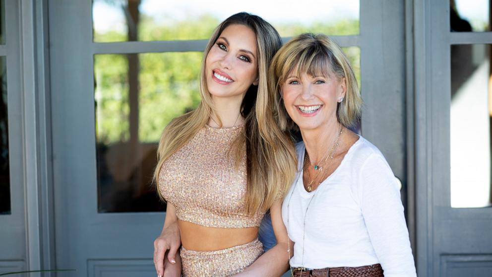 PHOTO: Chloe Lattanzi and Olivia Newton John appear in this image.