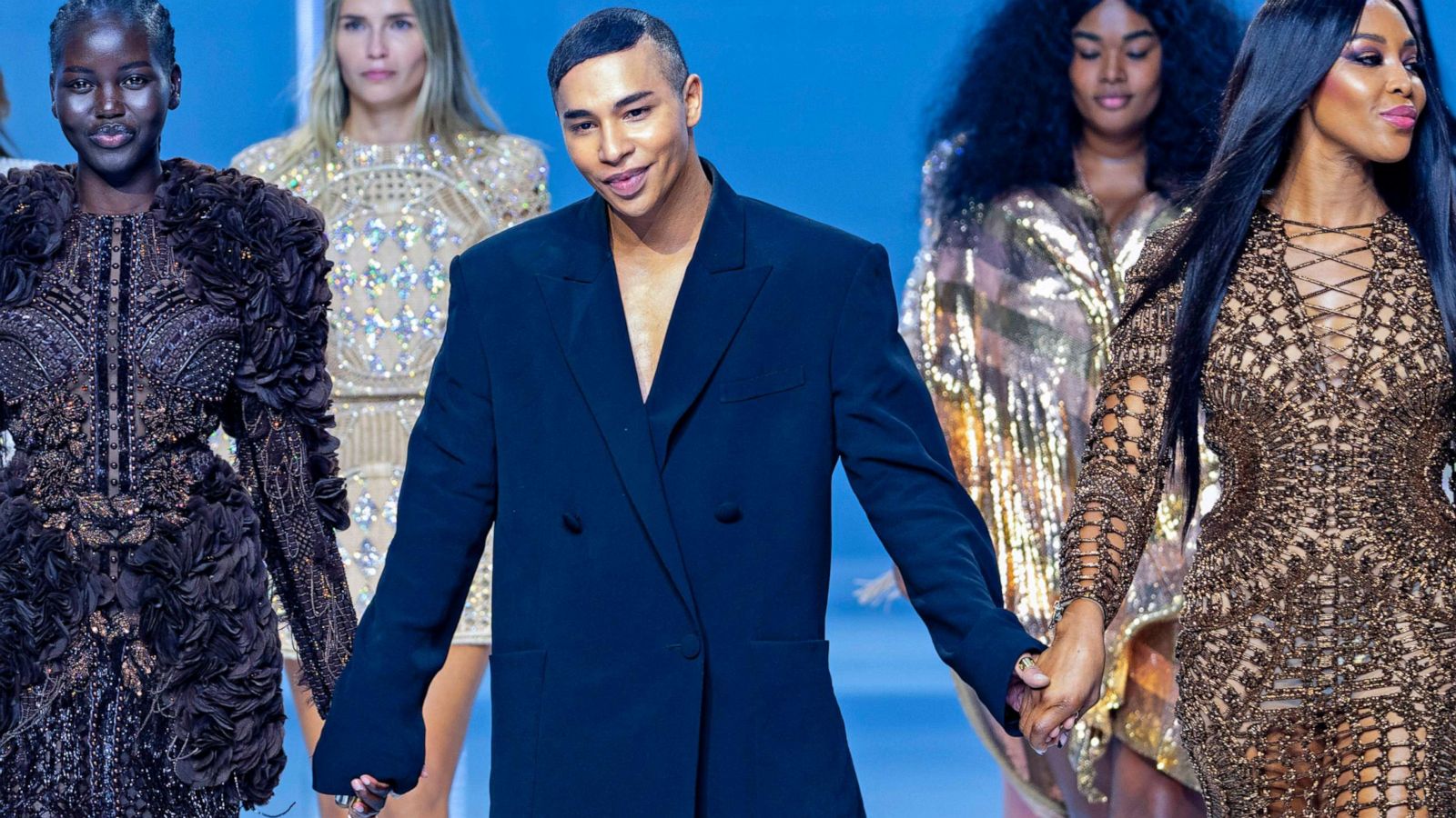 Olivier Rousteing Had to Really Fight for Diversity at Balmain