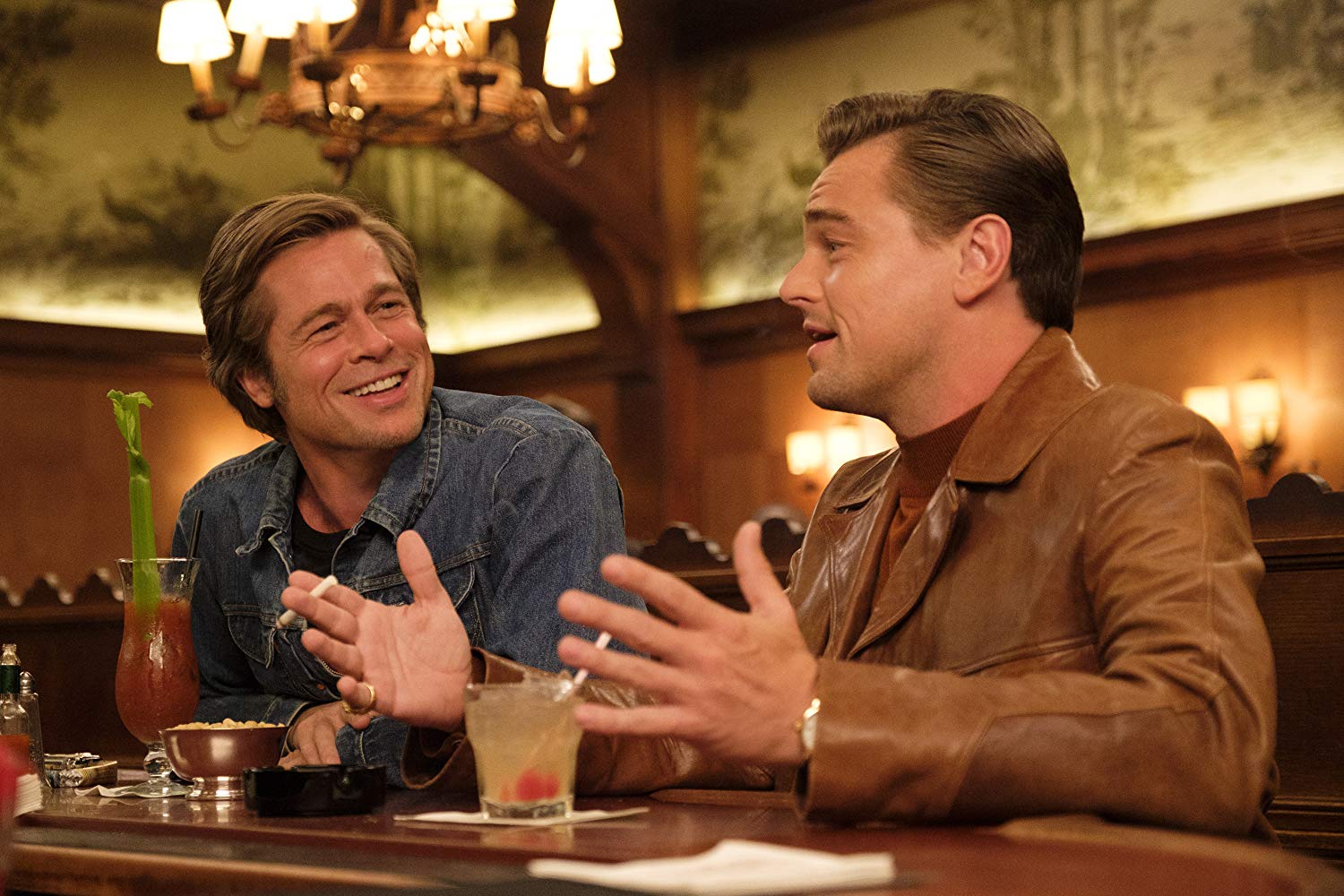 PHOTO: Brad Pitt and Leonardo DiCaprio in a scene from the 2019 film, "Once Upon a Time in Hollywood."