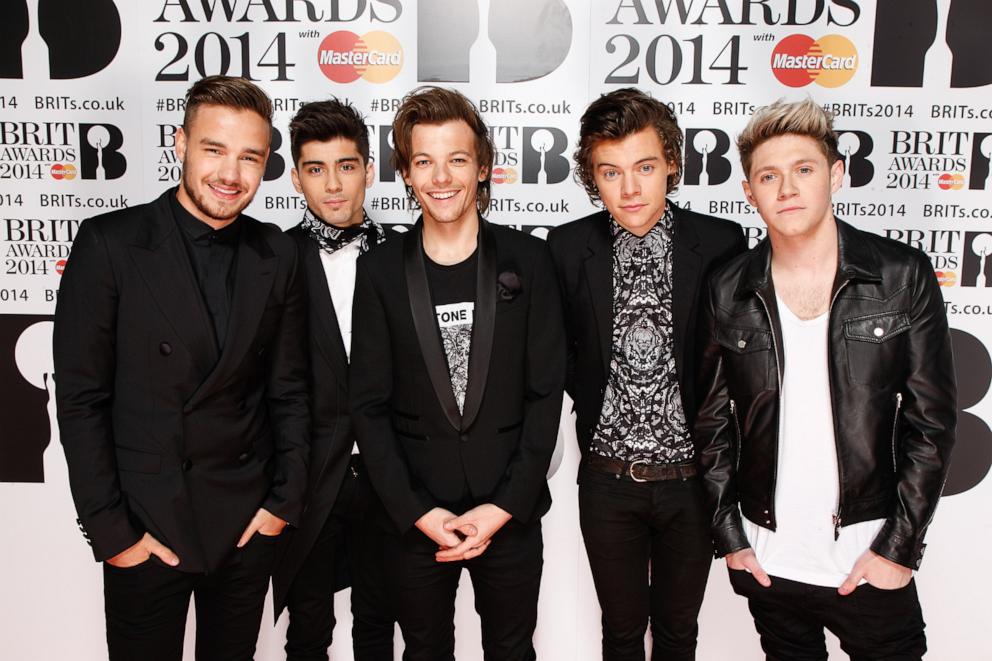 PHOTO: One Direction attend The BRIT Awards 2014, The O2 Arena, on 19 February 2014.