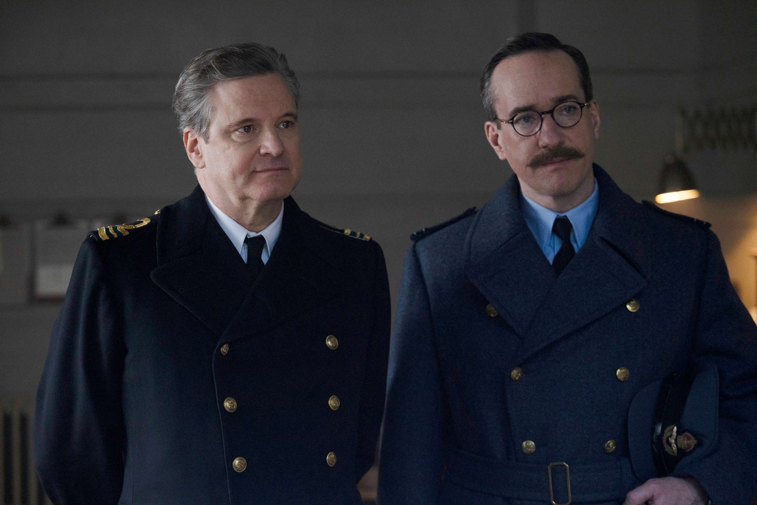 PHOTO: Colin Firth as Ewen Montagu and Matthew Macfadyen as Charles Cholmondeley in a scene from "Operation Mincemeat."