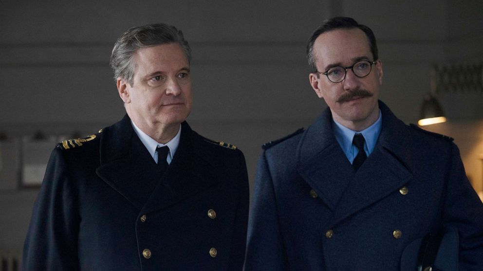 PHOTO: Colin Firth as Ewen Montagu and Matthew Macfadyen as Charles Cholmondeley in a scene from "Operation Mincemeat."