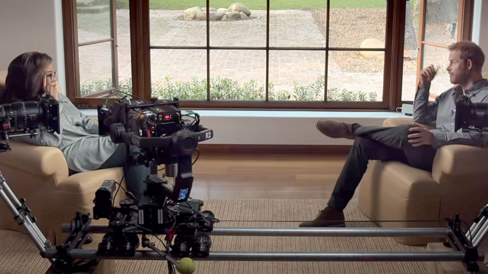 VIDEO: Prince Harry, Oprah Winfrey share behind-the-scenes details of new docuseries
