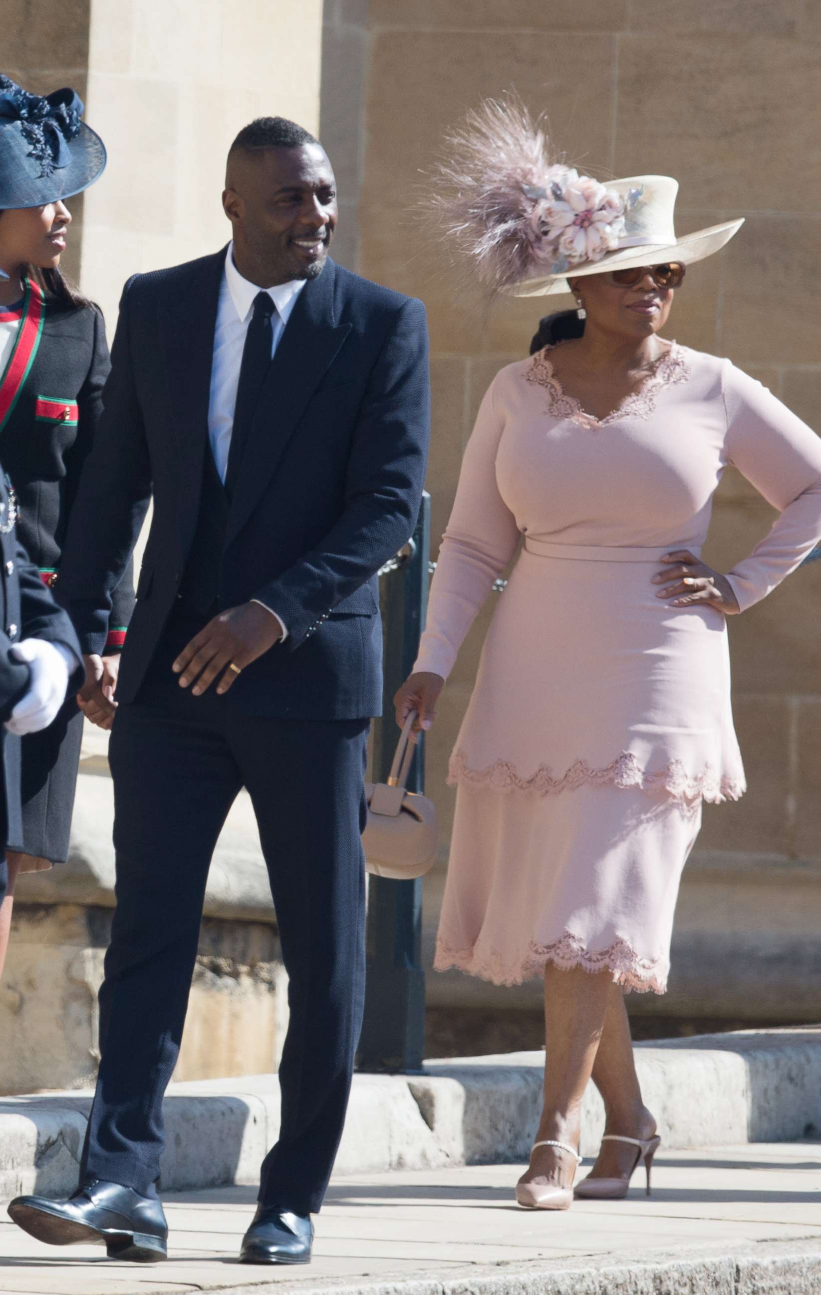 PHOTO: Oprah Winfrey and Idris Elba attend the wedding of Prince Harry and Meghan Markle at St. George's Chapel, Windsor Castle on May 19, 2018 in Windsor, England.