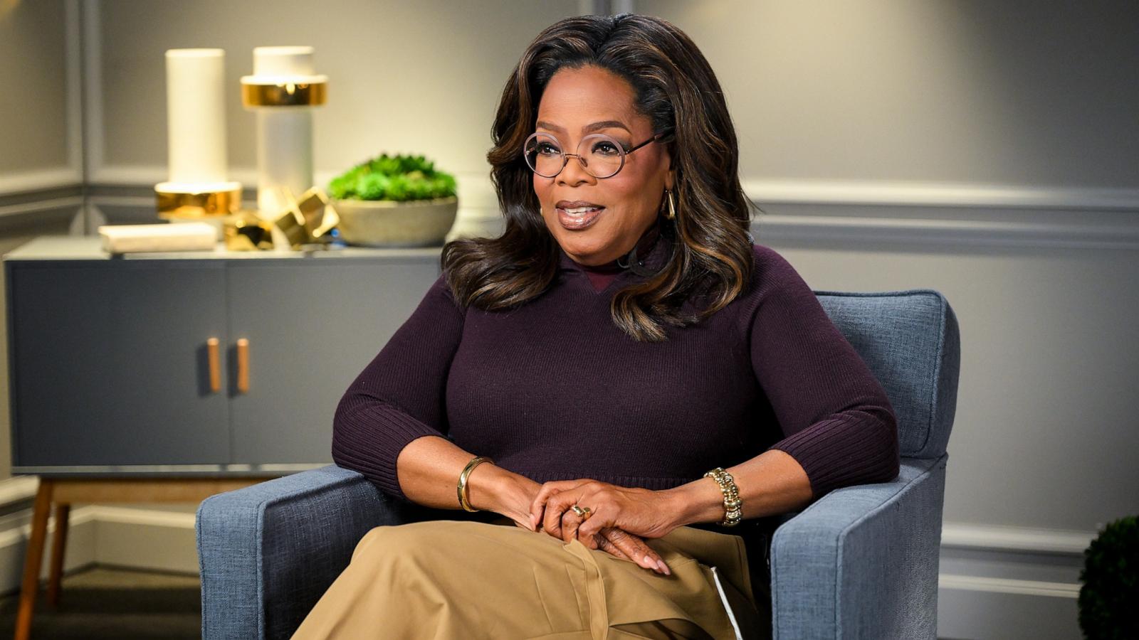 PHOTO: Oprah Winfrey sat down for an interview with ABC News' Rebecca Jarvis on "Good Morning America."