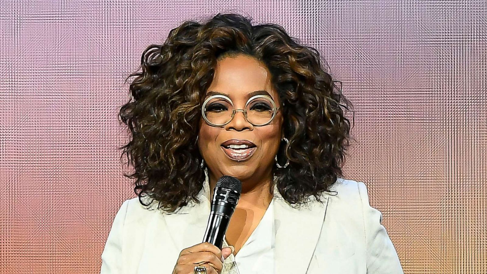 PHOTO: Oprah Winfrey speaks during Oprah's 2020 Vision: Your Life in Focus Tour presented by WW (Weight Watchers Reimagined) at Chase Center, Feb. 22, 2020, in San Francisco.