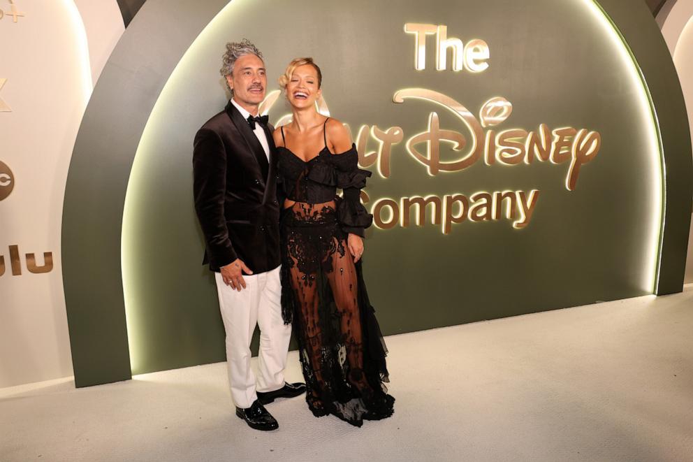 PHOTO: Taika Waititi and Rita Ora attend The Walt Disney Company's Emmy Awards Celebration at The Music Center on Sept. 15, 2024 in Los Angeles.