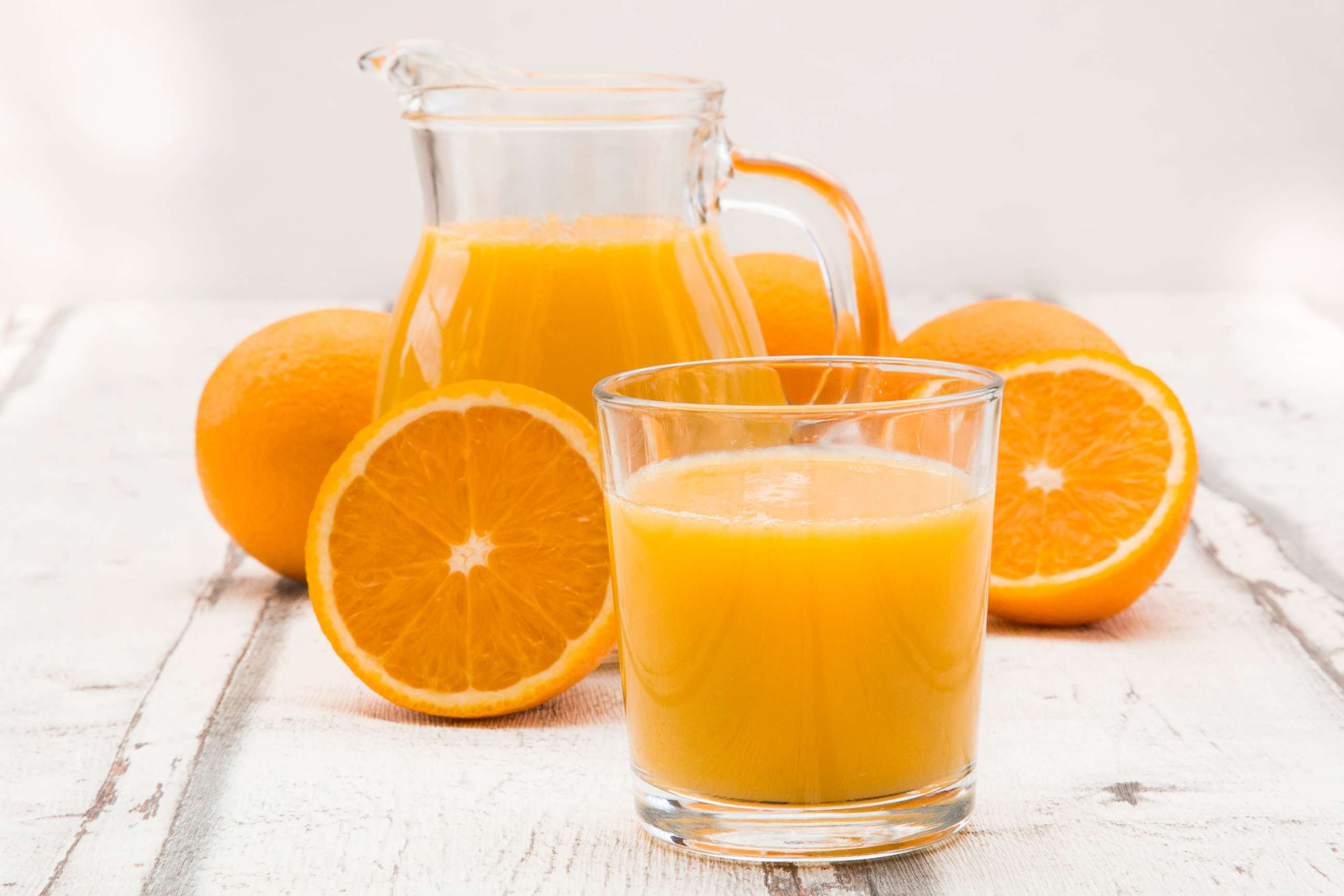 PHOTO: Oranges and orange juice are seen in an undated stock photo.
