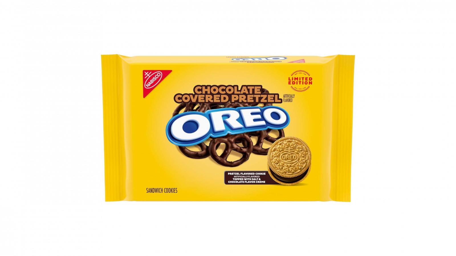PHOTO: Oreo’s new chocolate-covered pretzel cookies are available nationwide starting on May 5 for a limited time.