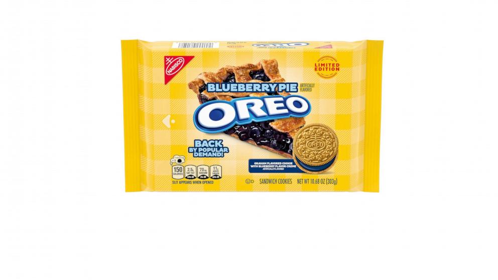 PHOTO: Oreo announced on June 26, that its beloved Blueberry Pie-flavored cookies are returning for the first time since 2017.