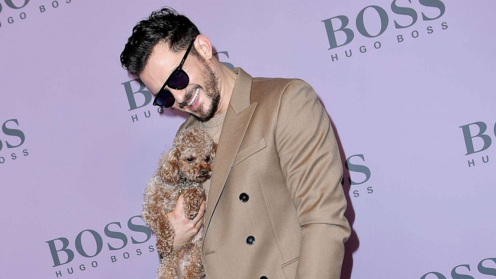 PHOTO: Orlando Bloom attends the Boss fashion show, Feb. 23, 2020 in Milan, Italy.