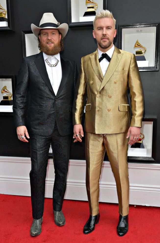 PHOTO: Brothers Osborne attends the 64th Annual GRAMMY Awards at MGM Grand Garden Arena on April 03, 2022 in Las Vegas.