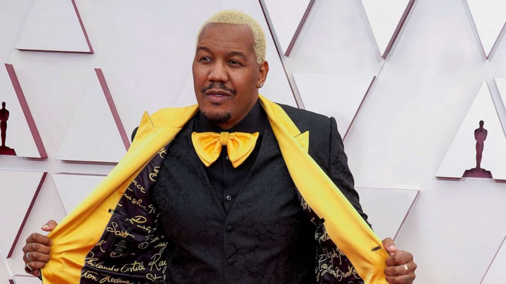 PHOTO: Travon Free arrives to the 93rd Academy Awards in Los Angeles, April 25, 2021. 