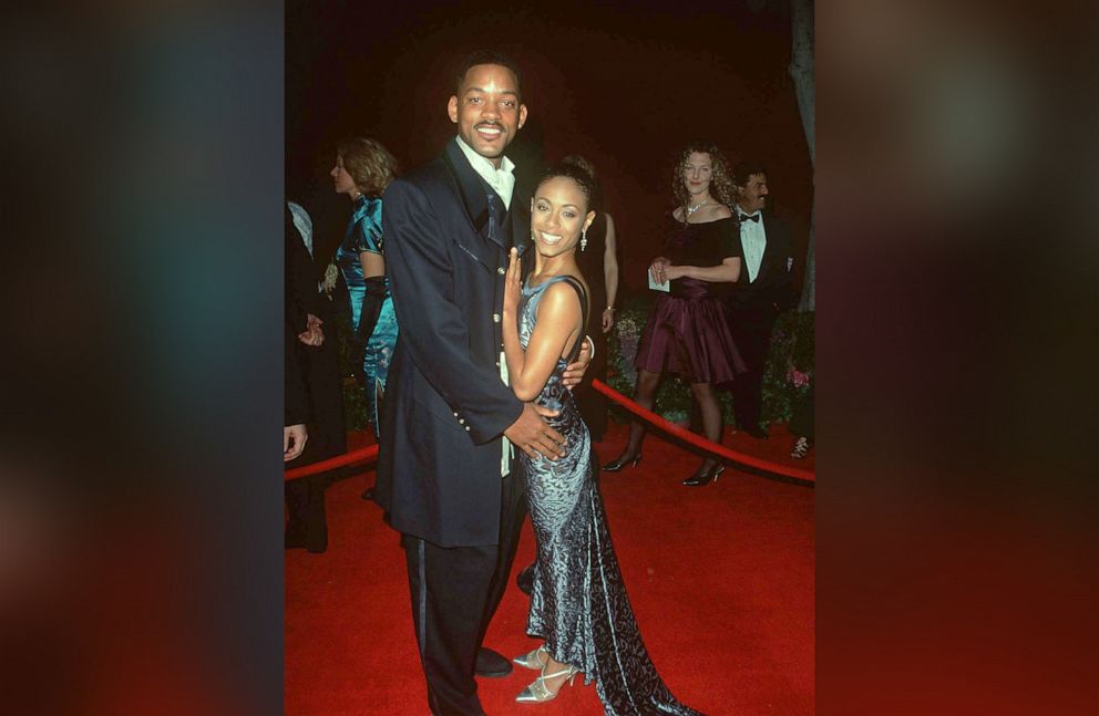 PHOTO: Will Smith attends the 68th Annual Academy Awards with then-girlfriend Jada Pinkett on March 25, 1996.