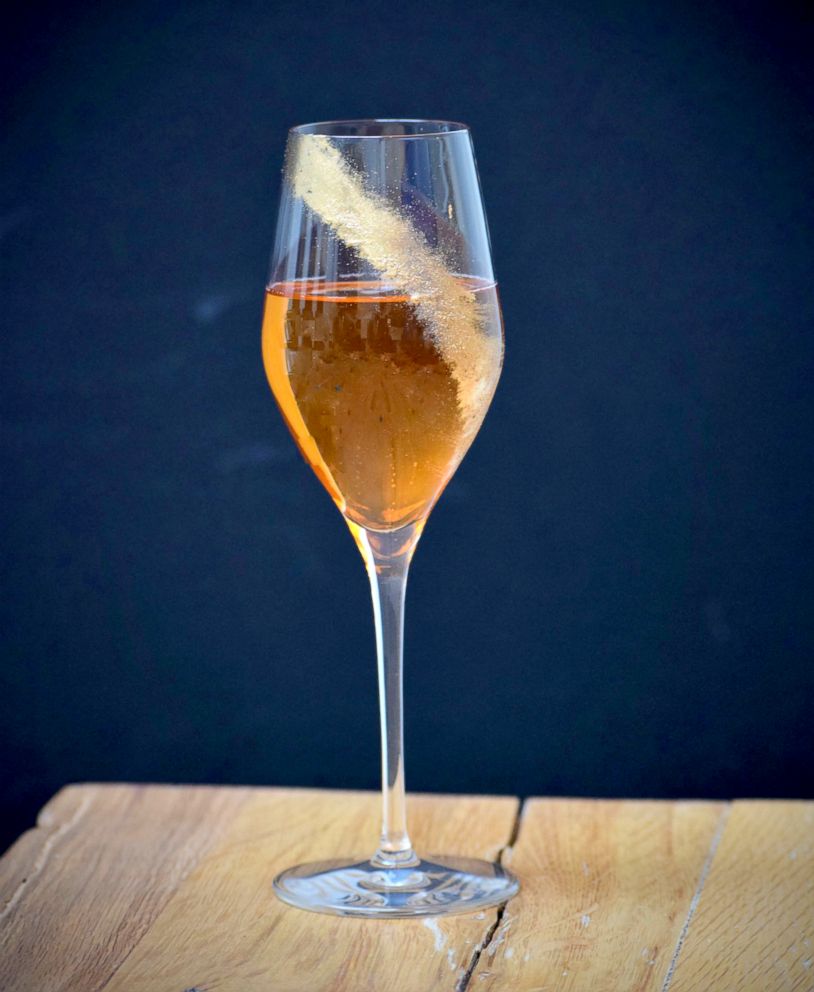PHOTO: This champagne cocktail called "And The Award Goes To..." was made by Cody Blaylock at the Bacchus Bar in Portland, Oregon.