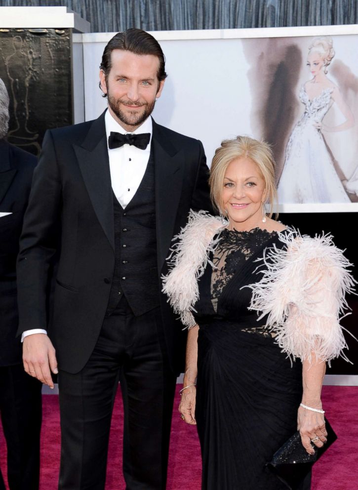 PHOTO: Bradley Cooper and mother Gloria Cooper arrive at the Academy Awards.