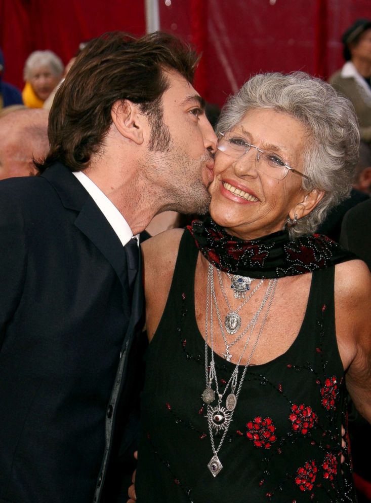 PHOTO: Actor Javier Bardem and mother Pilar attend the 80th annual Academy Awards at the Kodak Theatre, Feb. 24, 2008, in Los Angeles.