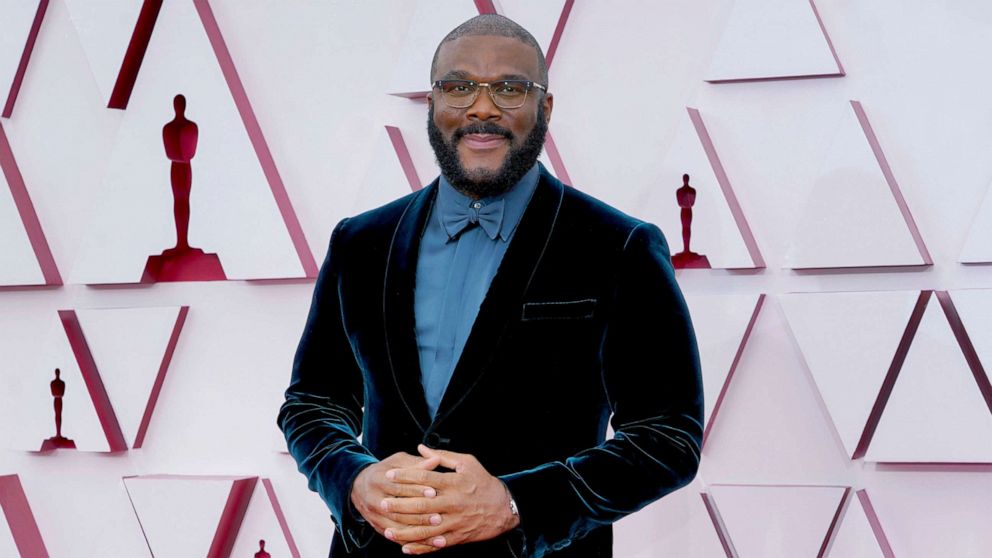 PHOTO: Tyler Perry attends the 93rd Annual Academy Awards at Union Station, April 25, 2021, Los Angeles.
