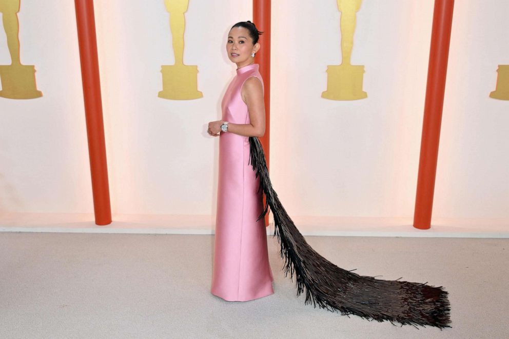 PHOTO: Hong Chau attends the 95th Annual Academy Awards at the Dolby Theatre in Hollywood, California on March 12, 2023.