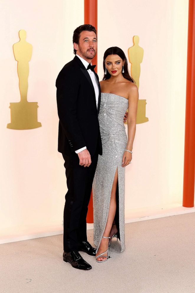 Oscars 2023 red carpet Star couples arrive in style Good Morning America