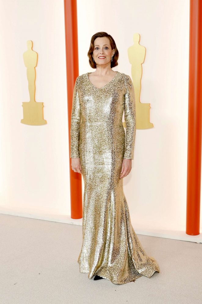 PHOTO: Sigourney Weaver attends the 95th Annual Academy Awards on March 12, 2023 in Hollywood, California.
