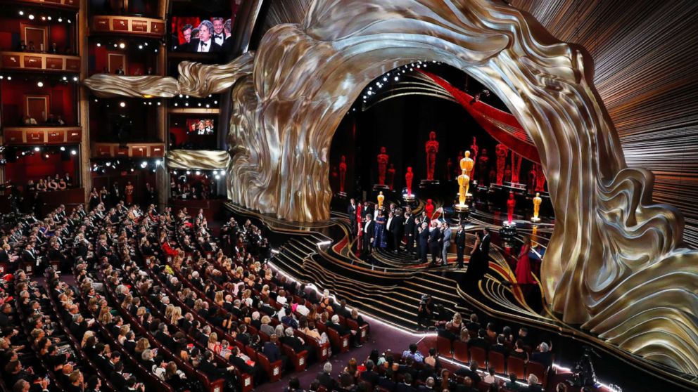 PHOTO: The best picture is awarded to "Green Book" at Dolby Theatre during the Oscars, Feb. 24, 2019, in Los Angeles.