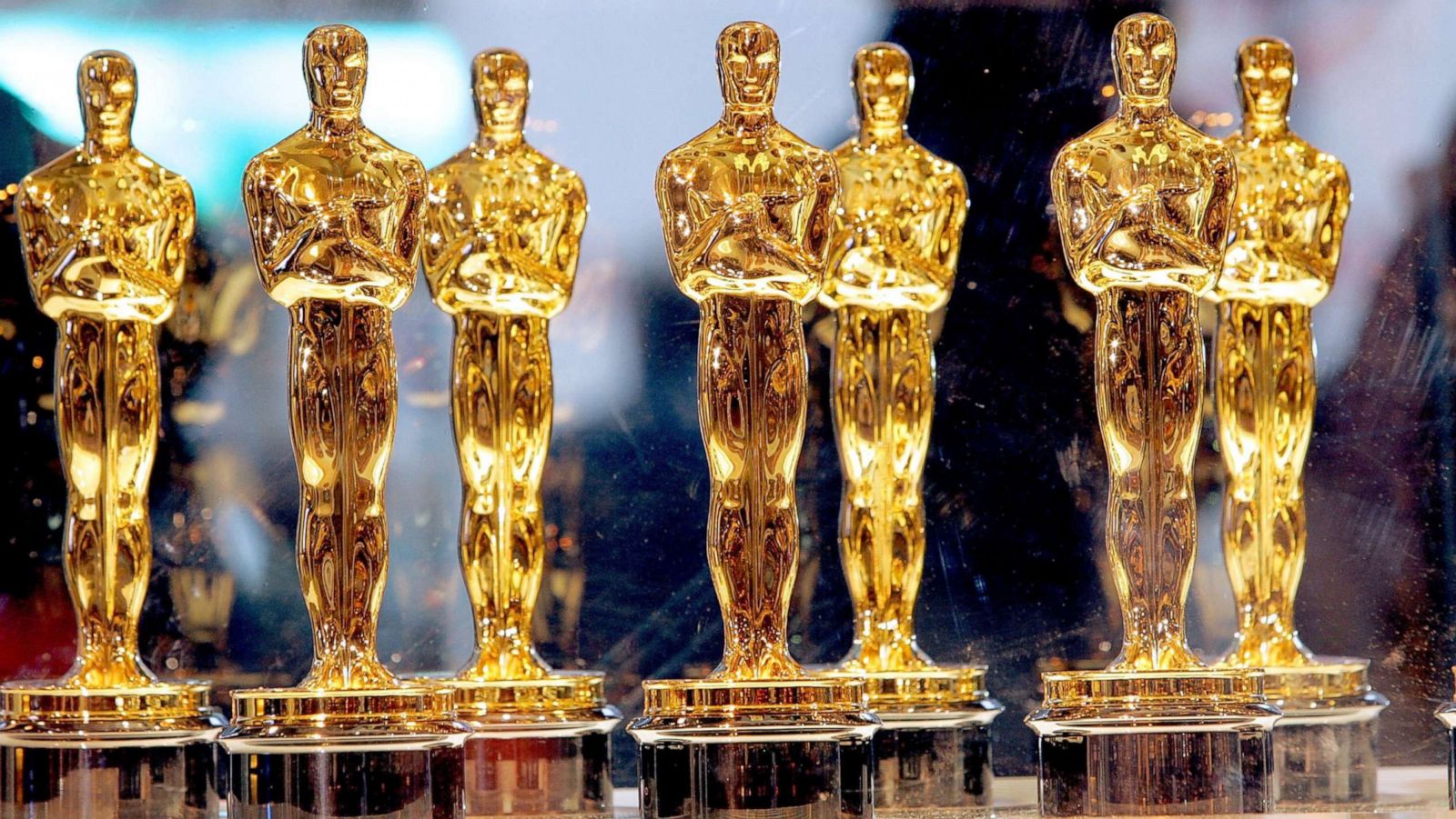 PHOTO: Oscar statuettes stand on display after being minted, Jan. 23, 2006, in New York.