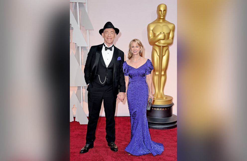 PHOTO: J.K. Simmons and Michelle Schumacher attend the 87th Annual Academy Awards on Feb. 22, 2015 in Hollywood, Calif.