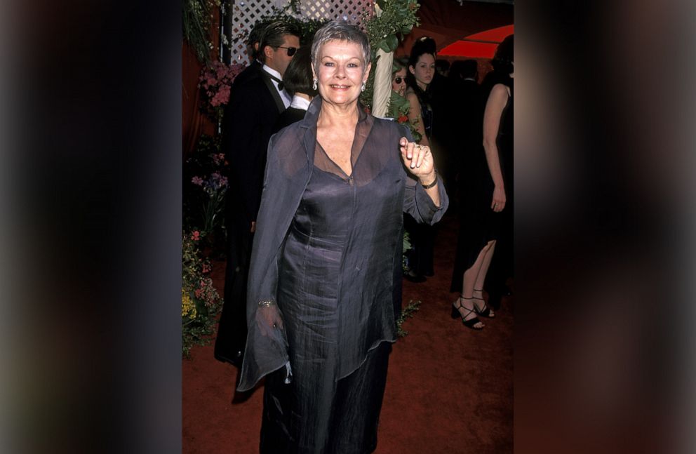 PHOTO: Judi Dench attnds the 70th Annual Academy Awards in Los Angeles, on March 23, 1998.