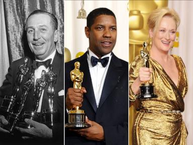 Films, people with most Oscar wins, actors with most nominations: See the lists