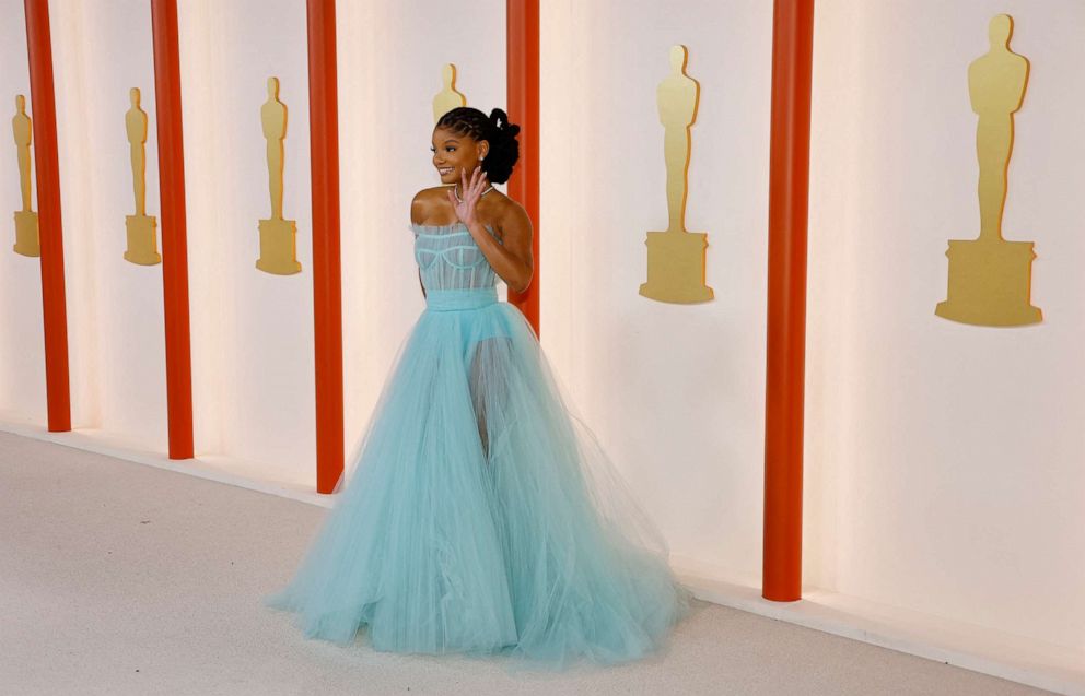 PHOTO: Halle Bailey attends the 95th Academy Awards in Hollywood, Mar. 12, 2023.