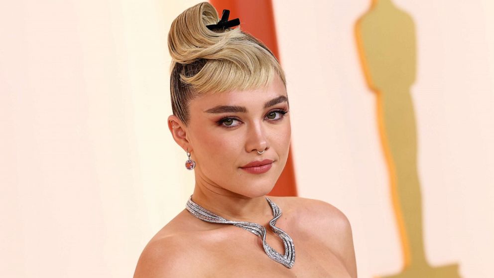 PHOTO: Florence Pugh attends the 95th Annual Academy Awards on Mar. 12, 2023, in Hollywood.