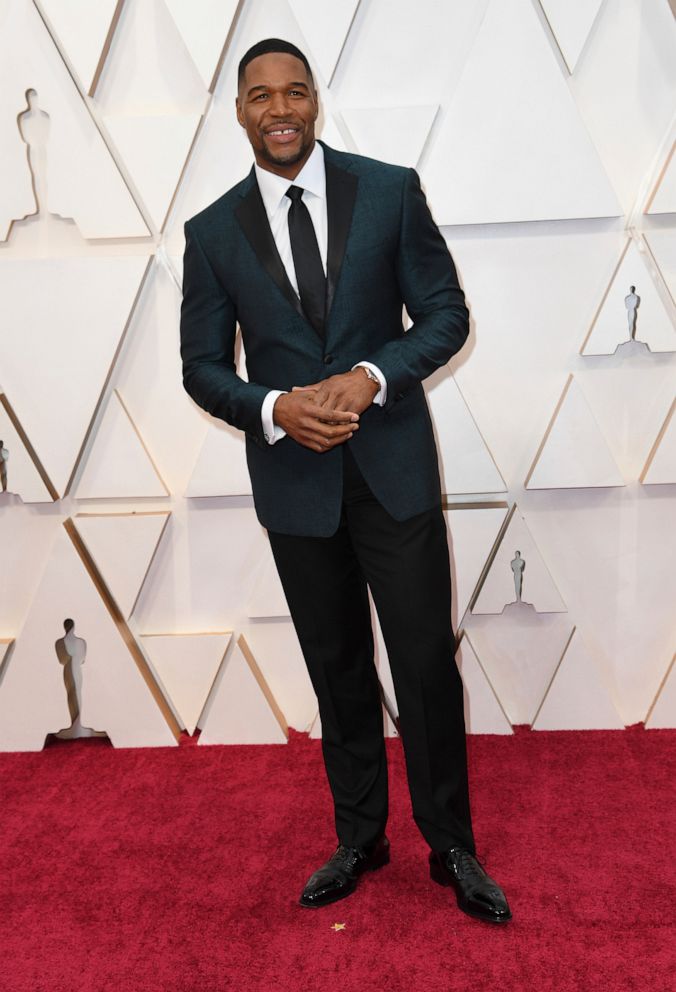 PHOTO: Michael Strahan arrives at the Oscars, Feb. 9, 2020, in Hollywood, Calif.