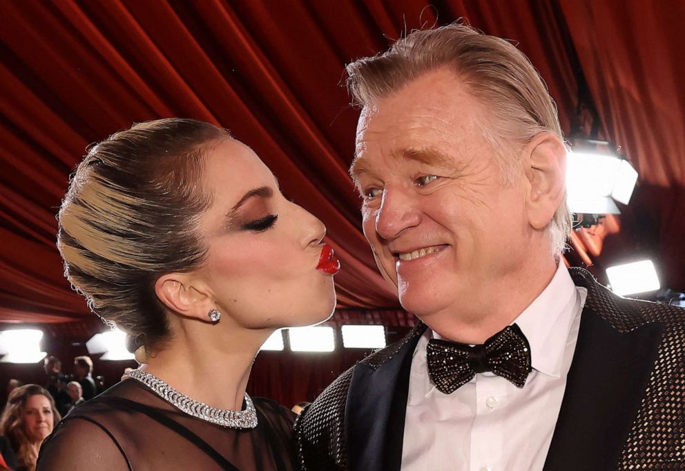 PHOTO: Lady Gaga and Brendan Gleeson attend the 95th Academy Awards in Hollywood, Mar. 12, 2023.