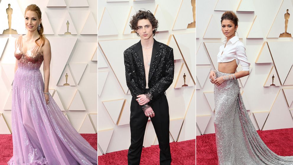 Oscars 2022 red carpet fashion See what stars wore for the 94th