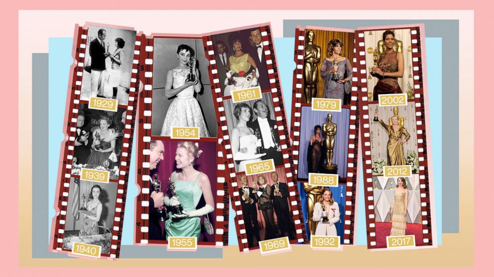PHOTO: “Here’s a glimpse at fashion looks worn by Oscars best actress winners through the years.”