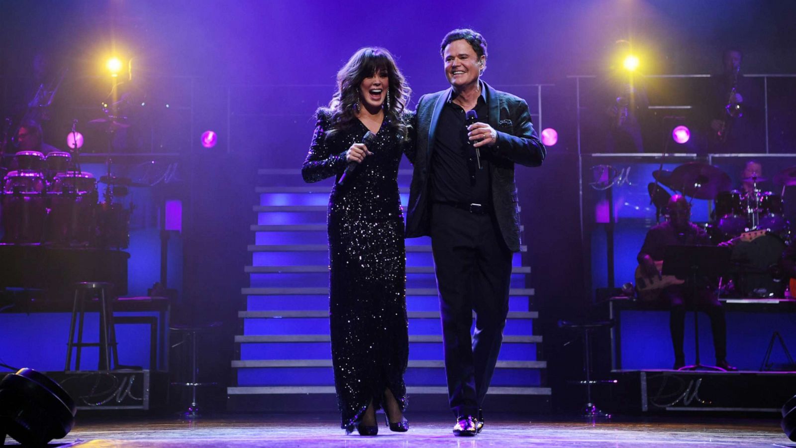 PHOTO:Marie & Donny Osmond during their final performance at Flamingo Las Vegas on Nov. 16, 2019 in Las Vegas.