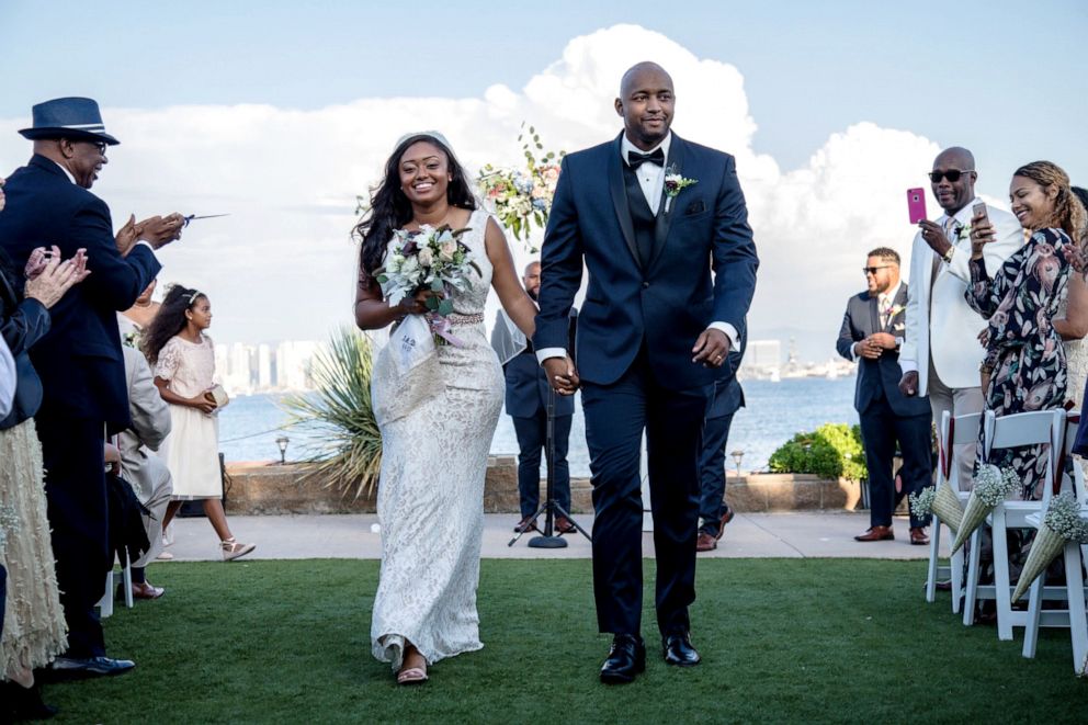 PHOTO: Osmond Nicholas and Trinity Daniel got married on September 9, 2017 in San Diego.