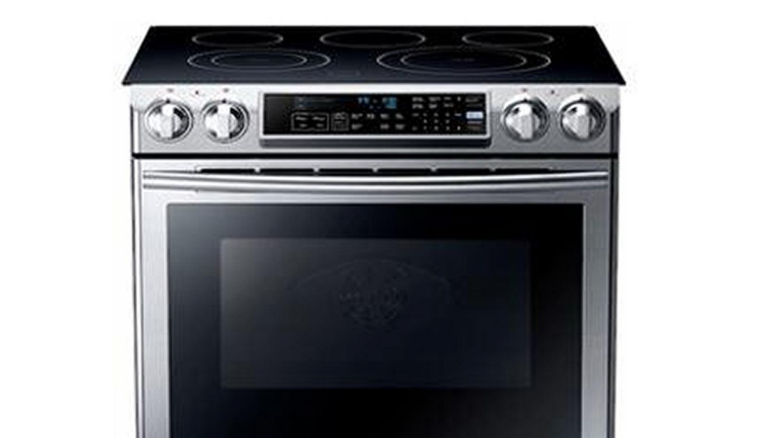 PHOTO: About 1,120,905 slide-in electric ranges from Samsung have been recalled due to fire hazard.