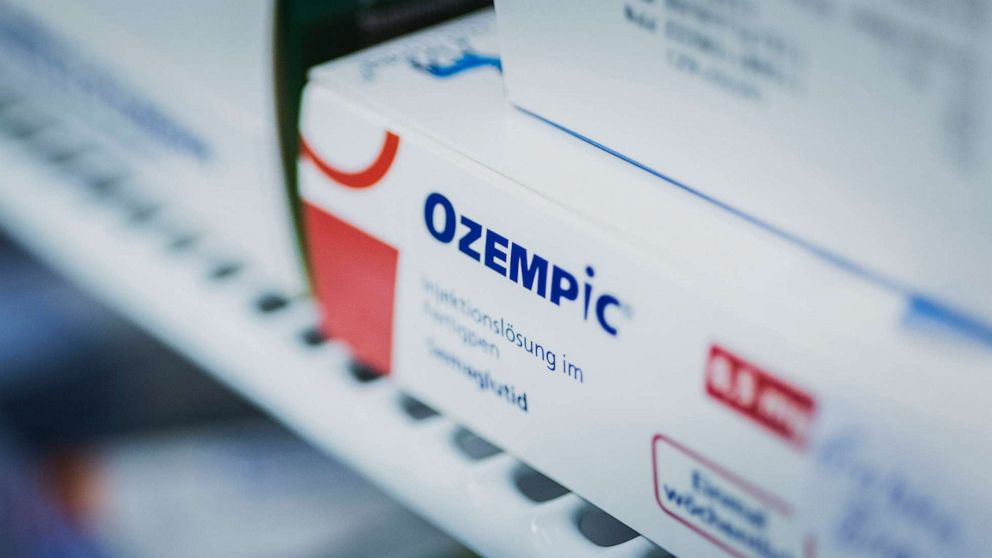 PHOTO: The anti-diabetic medication Ozempic is pictured in a pharmacy on April 13, 2023.