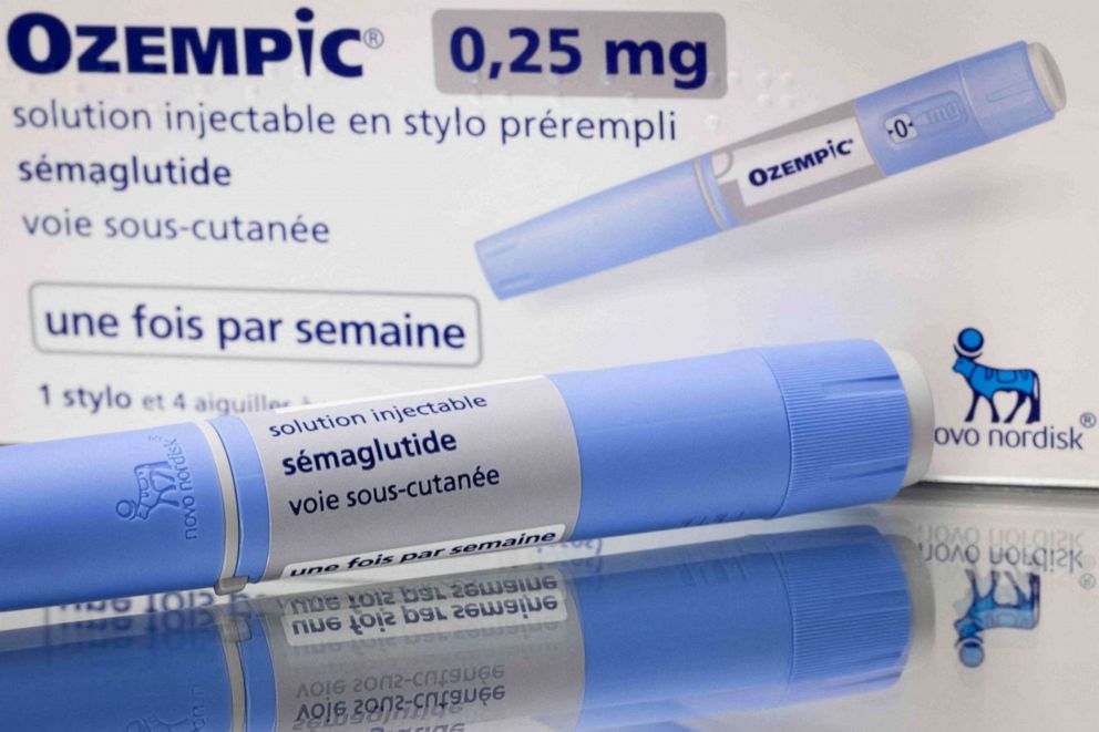 PHOTO: This photograph taken on February 23, 2023, shows the anti-diabetic medication "Ozempic" (semaglutide) made by Danish pharmaceutical company "Novo Nordisk".