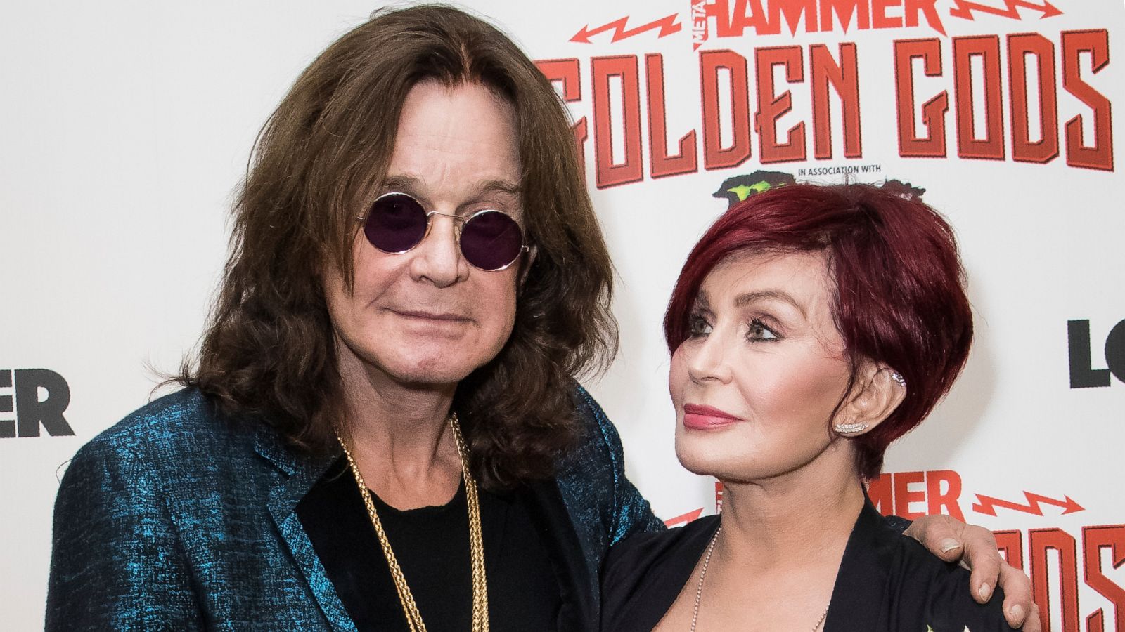 PHOTO: Ozzy and Sharon Osbourne at the Metal Hammer Golden God awards in London. The 71-year-old Grammy winner and vocalist for metal band Black Sabbath said during an interview on "Good Morning America" that he's been diagnosed with Parkinson's disease.