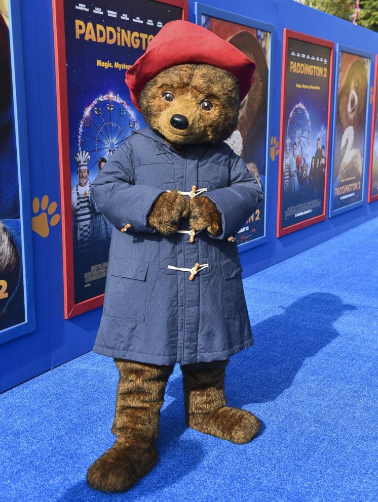 PHOTO: Paddington Bear arrives at the premiere of Warner Bros. Pictures' "Paddington 2" at Regency Village Theatre on January 6, 2018 in Westwood, California. 