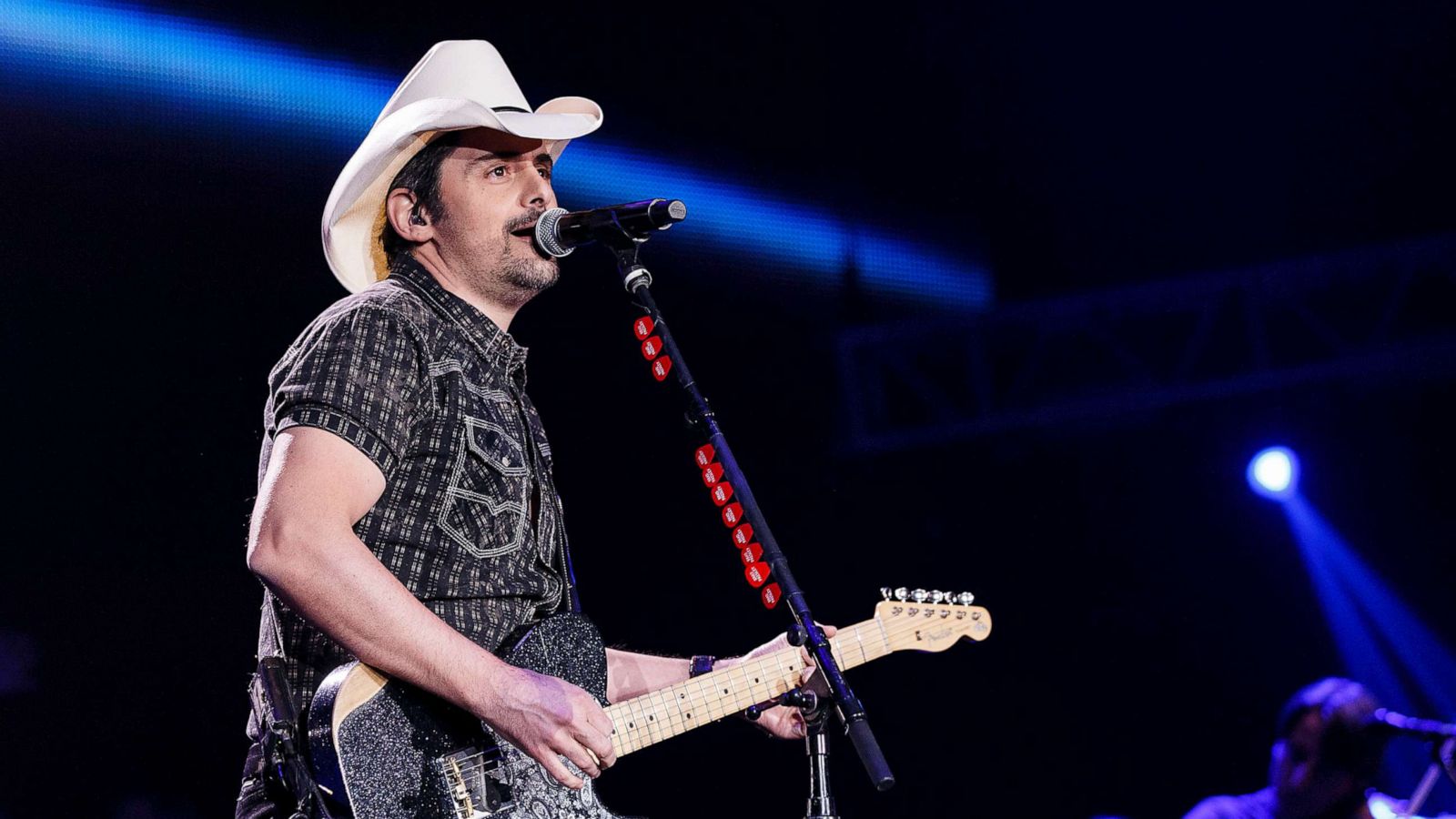 PHOTO: Singer-songwriter Brad Paisley performs on stage at Abbotsford Centre on March 7, 2020 in Abbotsford, Canada.