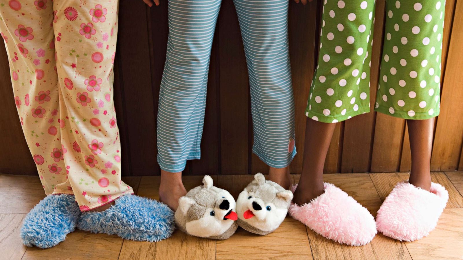 PHOTO: Kids in pajamas.