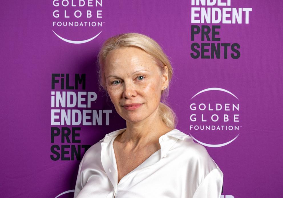 PHOTO: Pamela Anderson attends the Film Independent Special Screening of "The Last Showgirl" at The Landmark Westwood, Nov. 7, 2024, in Los Angeles.