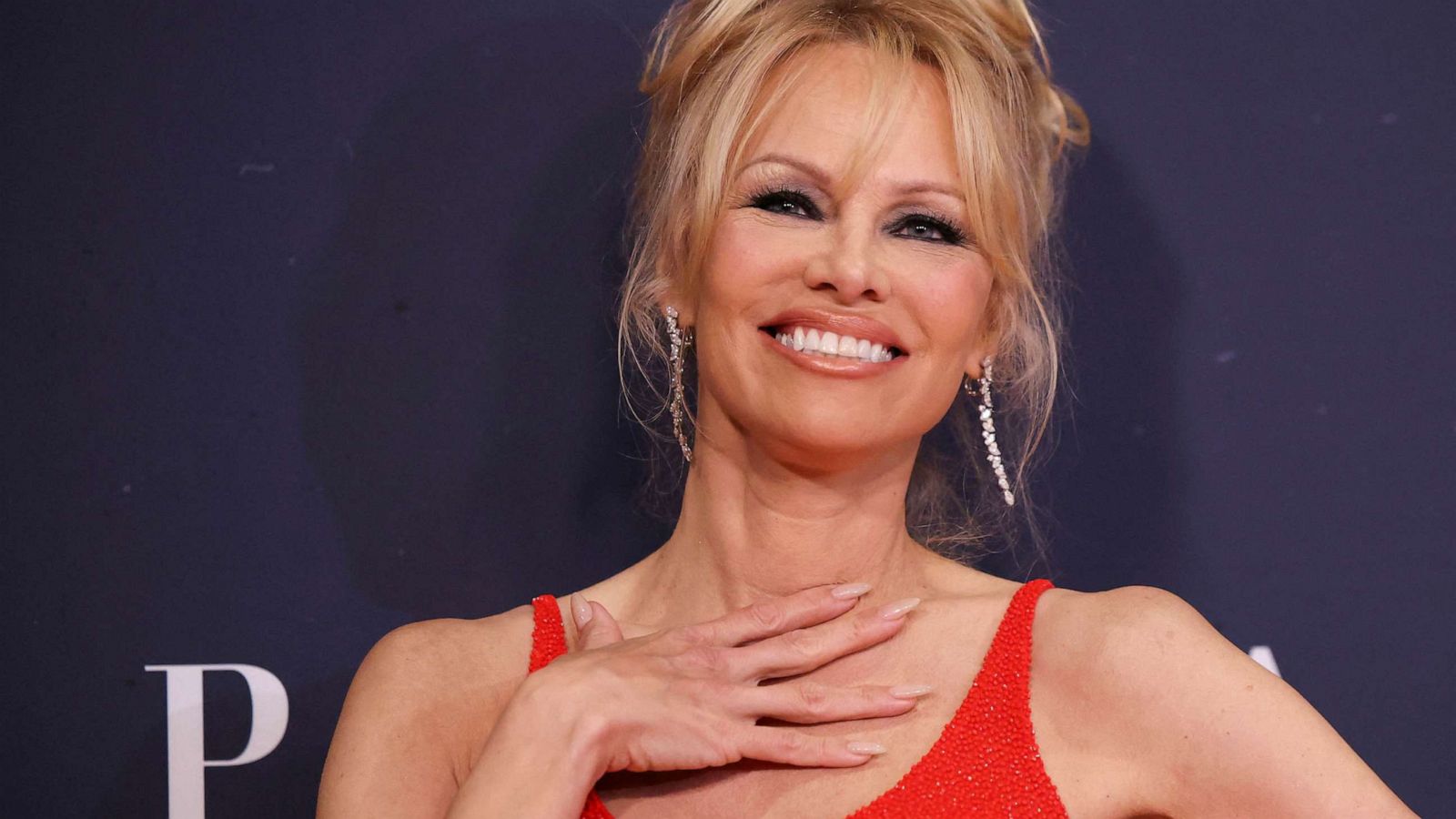 PHOTO: FILE - Actor Pamela Anderson attends a premiere in Los Angeles, Calif., Jan. 30, 2023.