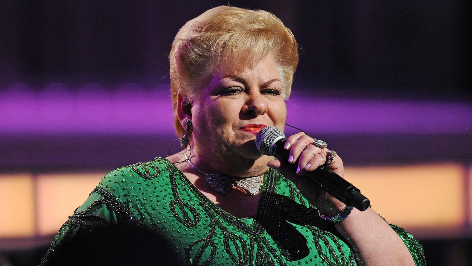 PHOTO: Mexican singer Paquita la del Barrio performs at the 14th annual Latin Grammy Awards, Nov. 21, 2013 at the Mandalay Bay Resort and Casino in Las Vegas.