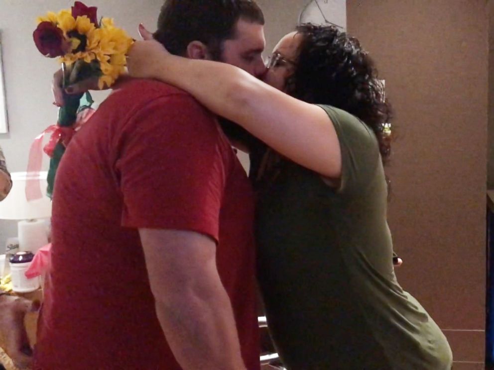 PHOTO: Jacob Newbern, 27, popped the question to Mary Batar on Dec. 3, 2018, at HCA Healthcares Orange Park Medical Center Inpatient Rehabilitation Center in Florida.